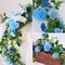 Artificial Flower Garland Decor, 5.3Ft Spring/Summer Garland Floral Garlands for Indoor Outdoor Home Wedding Arch Porch Stair Backdrop Year Round Decor